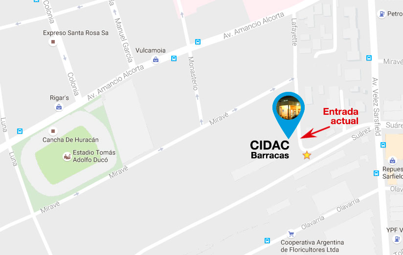 Mapa CIDAC