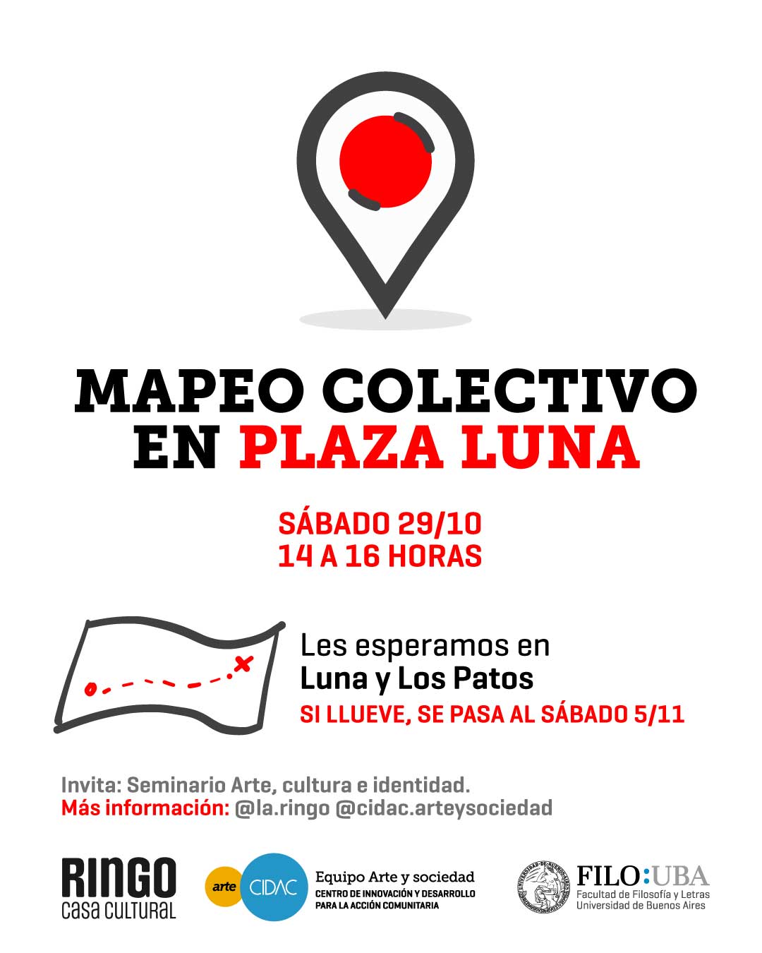 Mapeo colectivo en Plaza Luna